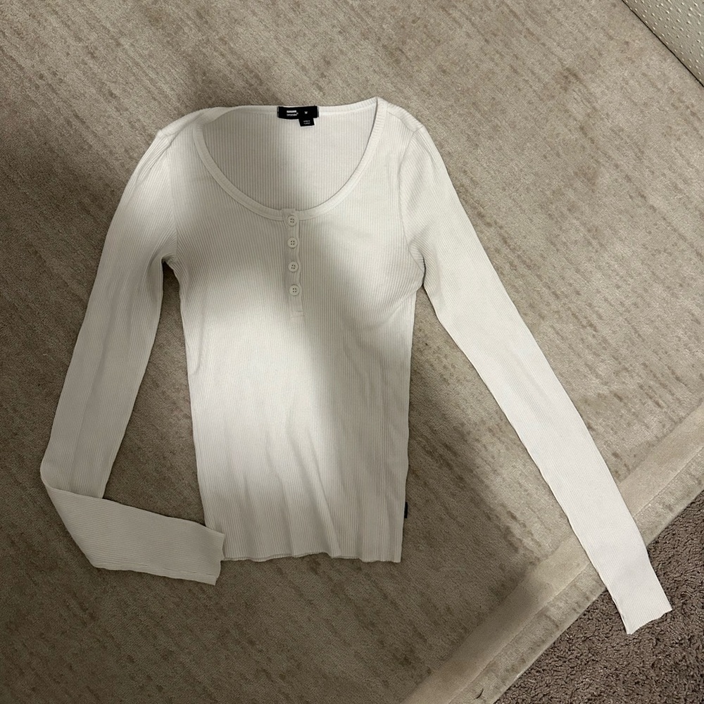 Dr. Denim white long sleeve